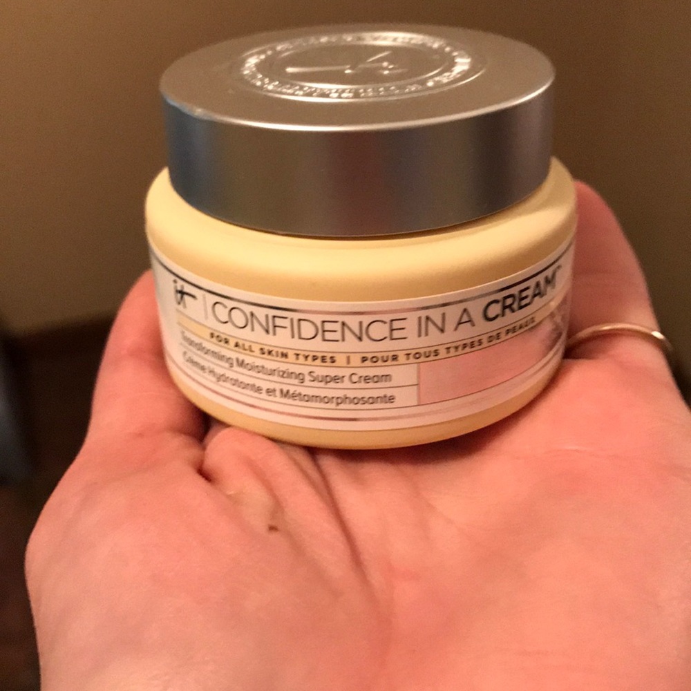 It confidence in a cream